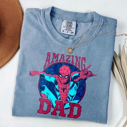 Marvel Spider – Amazing Dad T-Shirt | Funny Superhero Gift for Father’s Day